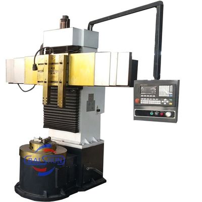 CK5112 واحد ستون فلز تبدیل خودکار CNC عمودی چرخ دار ماشین
