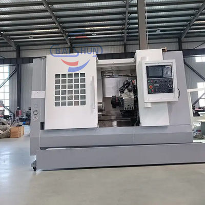 برش فلز اتوماتیک چرخ آلیاژ تخت شیب دار ماشین چرخ CNC TCK550
