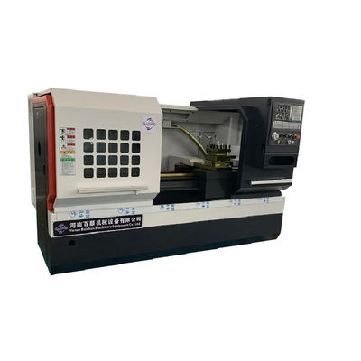 سخت برش فلز با دقت بالا تخت تخت تخت CNC چرخ دار ماشین افقی