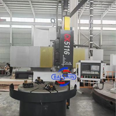 ماشین آسیاب فلزی اتوماتیک CK5116 CNC تک ستون عمودی تورن