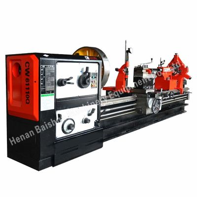 CW61110 Torno بزرگ تراشه افقی CNC مکانیکی موازی
