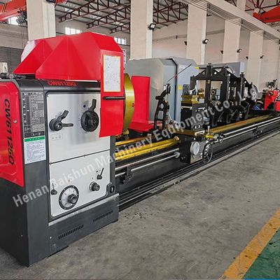 ماشین چرخ دار افقی با سرعت بالا Cw61125q چرخ دار فلزی عرض بستر افقی 600mm