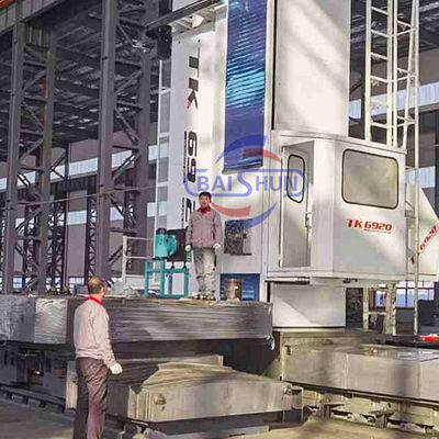 Tk69 بزرگ سنگین وظیفه افقی Cnc سوراخ کردن آسیاب طبقه نوع سرعت بالا ماشین بزرگ سفر سوراخ کردن