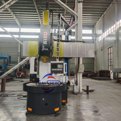 ماشین چرخ دار واحد ستون CNC عمودی چرخ دار CK51 سری عمودی CNC چرخ دار