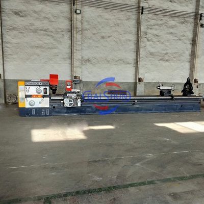 105mm Spindle Bore Lathe Gap Bed ماشین چرخ دار افقی سنگین