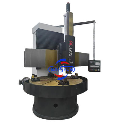 CK5116 VTL ماشین Torno ستون تک CNC عمودی چرخ دار