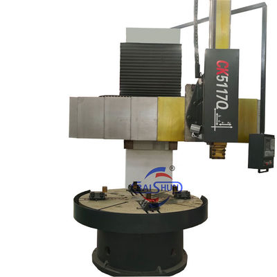 CK5117 Fanuc برج عمودی چرخ دار ماشین آلات ابزار ماشین آلات تبدیل فلز