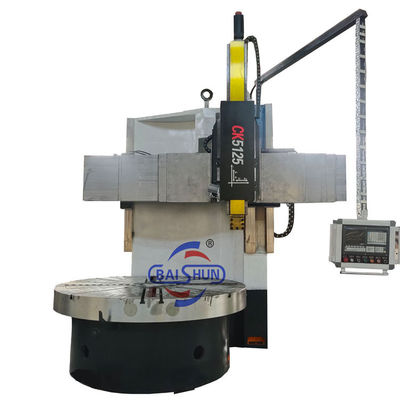 CK5125 VTL عمودی CNC چرخ دار و گردو عمودی برج چرخ دار ماشین
