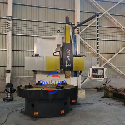 2.5 متر ماشینکاری Ck5125 چرخ CNC Fanuc عمودی برج چرخ