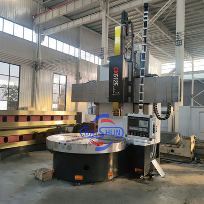 CK5125 میز چرخشی سنگین واحد ستون CNC تراشه عمودی