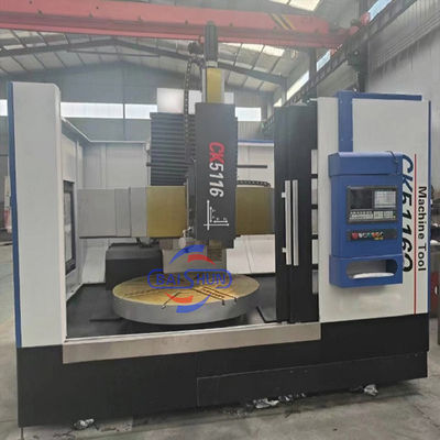 ماشین چرخ CNC قیمت یک ستون خودکار عمودی مرکز چرخش با پوشش حفاظت