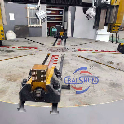 ابزار پنتاگونال پست Cnc عمودی چرخ دار برای Dics فلز برش چرخ قطر 3500mm با Ce