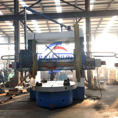 ستون دوگانه عمودی معمولی چرخ دار بزرگ سفر Cnc میز چرخشی زیمنس