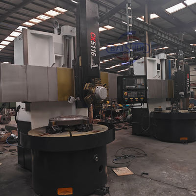 CK5117 CNC ماشین تراش برجک عمودی تک ستونی فلزات چدن