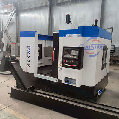 تراش عمودی Ck51 Cnc با محور C برای تراشکاری و فرزکاری سفارشی تراش عمودی