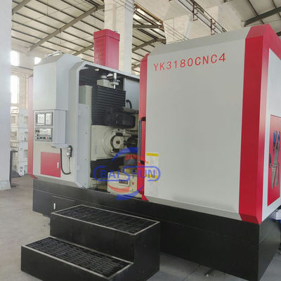 YK3180G 10 ماژول CNC ماشین تراش قطعات عمودی برای برش قطعات فلزی