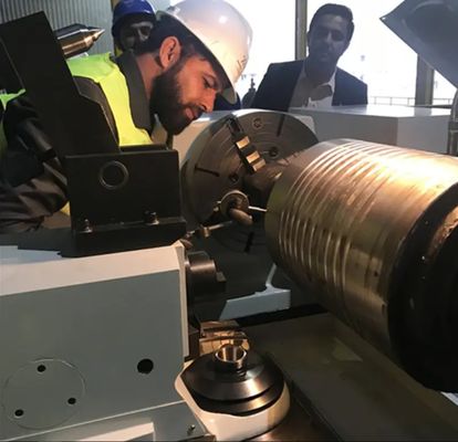 ماشین چرخ چرخ CNC رول Cnc رول Notching ماشین چرخ Iso ماشین تایید شده
