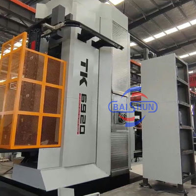 بزرگ 5 محور افقی CNC سوراخ کردن و آسیاب ماشین با گوشه سر آسیاب