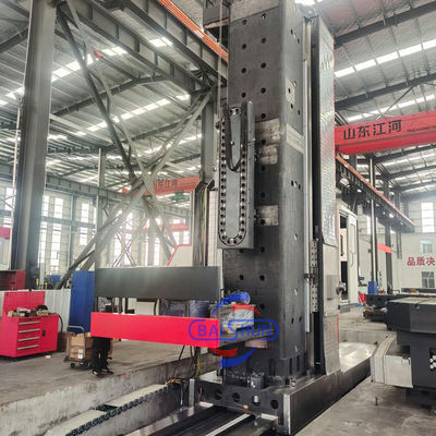 اسپندل بزرگ 5 محور میز چرخش طبقه نوع CNC سوراخ و فرنگ ماشین