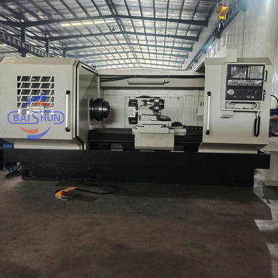 دقت QK1322 اتوماتیک افقی تخت تخت CNC لوله رشته چرخ دار ماشین برای فروش