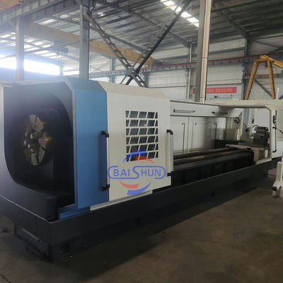 ماشین بزرگ سوراخ Cnc چرخاندن پیچ برش Cnc لوله فلزی ماشین رشته