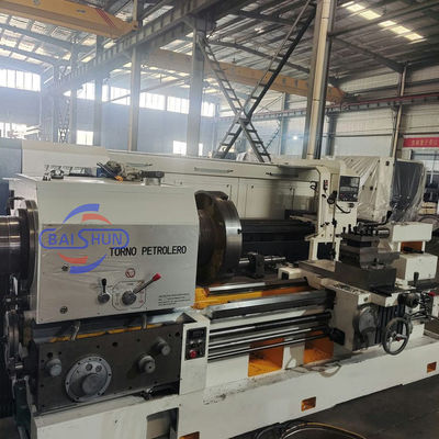 بازار پرو ماشین CNC اتوماتیک ماشین بزرگ سوراخ الکتریکی Chuck Pipe Threading