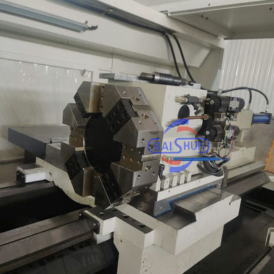ماشین برش فلز CNC اقتصادی لوله رشته دار چرخ دار با حفاری چرخ بزرگ