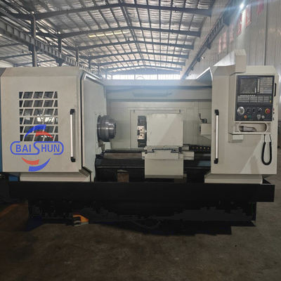 ماشین برش چرخ دار بزرگ اسپیندل سوراخ افقی نوع CNC لوله فلزی