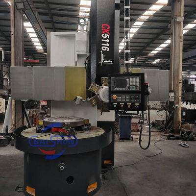 بازار روسیه CK5116 چرخ چرخدار کاروسل تک ستون VTL ماشین چرخ فلز CNC