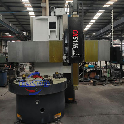 کار سنگین دور 1400mm میز عمودی چرخ دار ماشین چرخ CNC VTL