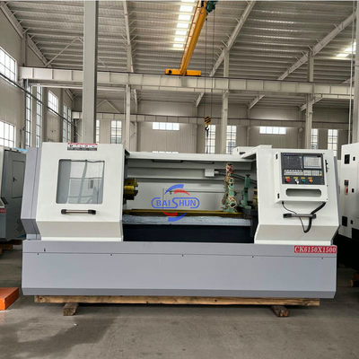تراشکاری فلزی اقتصادی CK6150 CNC تخت خواب CNC تراش ماشین