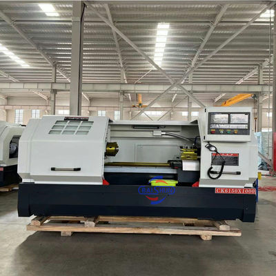 دستگاه تراش CNC CK6150 تخت تخت 500 میلی متر تاب 1500 میلی متر قطعه کار