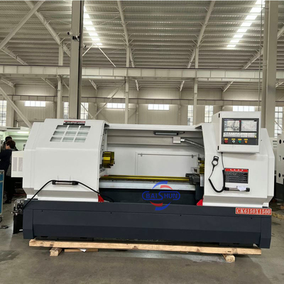 تراش CNC افقی CK6150 تخت تخت با دقت بالا