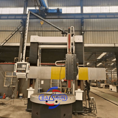 تراش عمودی CNC چین با قابلیت چرخش فلزات سنگین با سیستم کنترل زیمنس