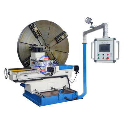 کار سنگین بزرگ فلنج چرخشی چرخ دار C6025 2500mm حداکثر. چرخش 2000mm چک 15kW پیچ