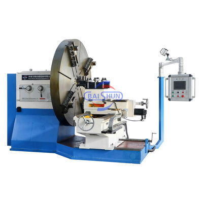 مرکز چرخاندن فلز با کیفیت بالا فلز افقی چرخ دار قطر بزرگ چرخش دقت بالا