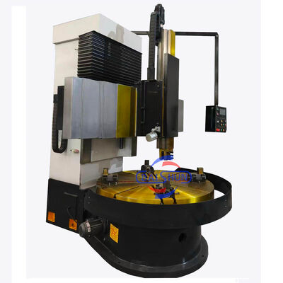 چرخ CNC عمودی قابل اعتماد با 1600mm Max. قطر چرخش، 1200mm Max. ارتفاع قطعه کار و 2-80r / min محدوده سرعت