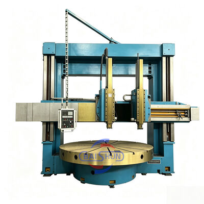 دقت CNC عمودی فلز چرخ دار ماشین 5000mm قطر چرخ دار قطر